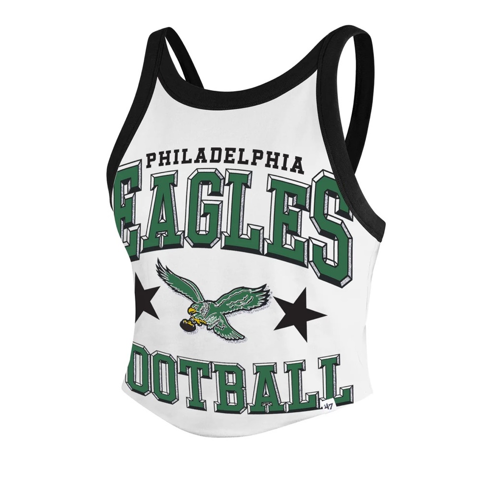 🆕 47 Philadelphia Eagles Womens White Energize Tank Top